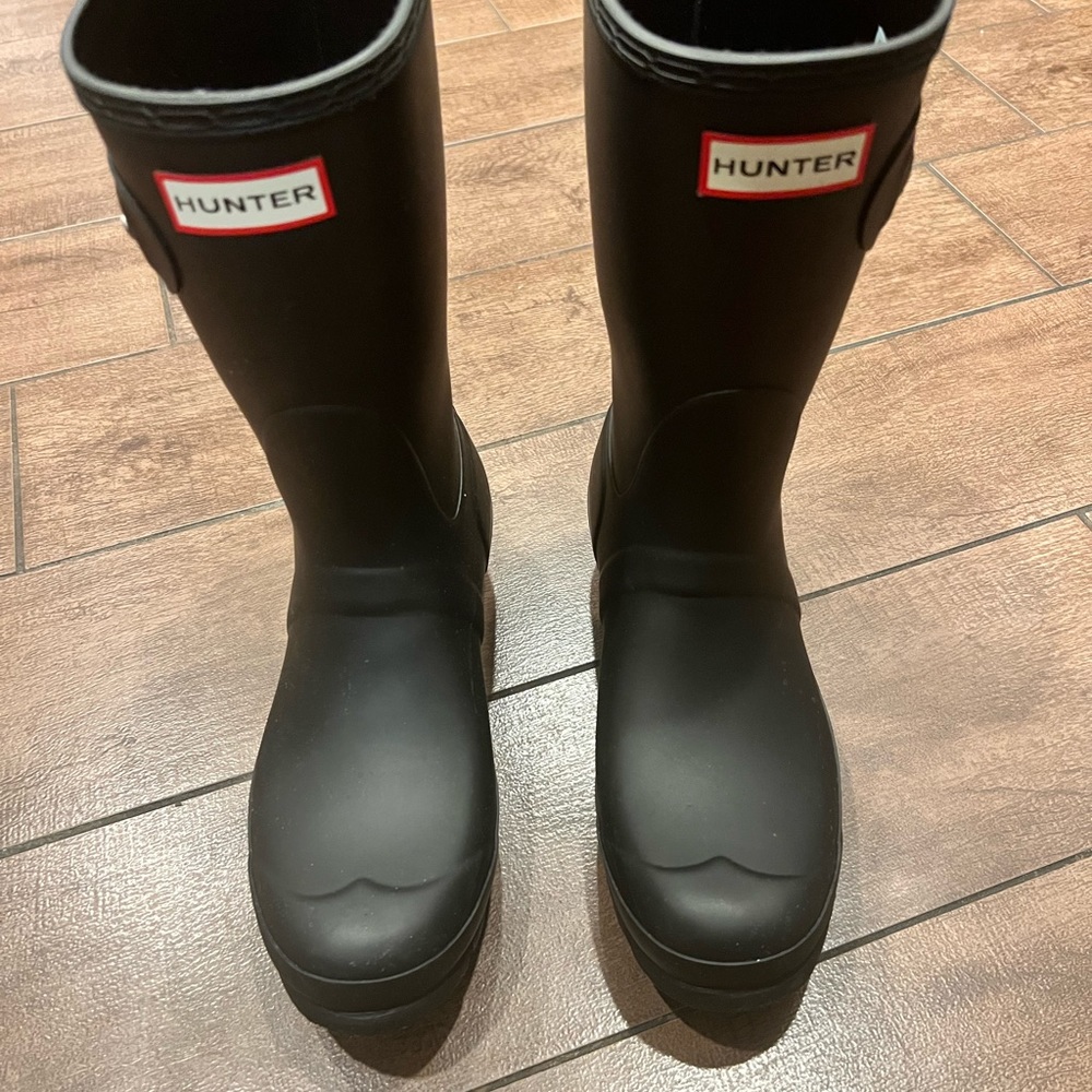 Hunter rain boots!